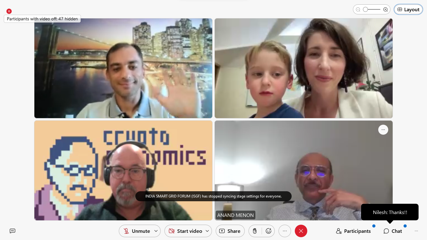 GSEF WEBINAR ON BLOCKCHAIN APPLICATIONS FOR ELECTRIC UTILITIES