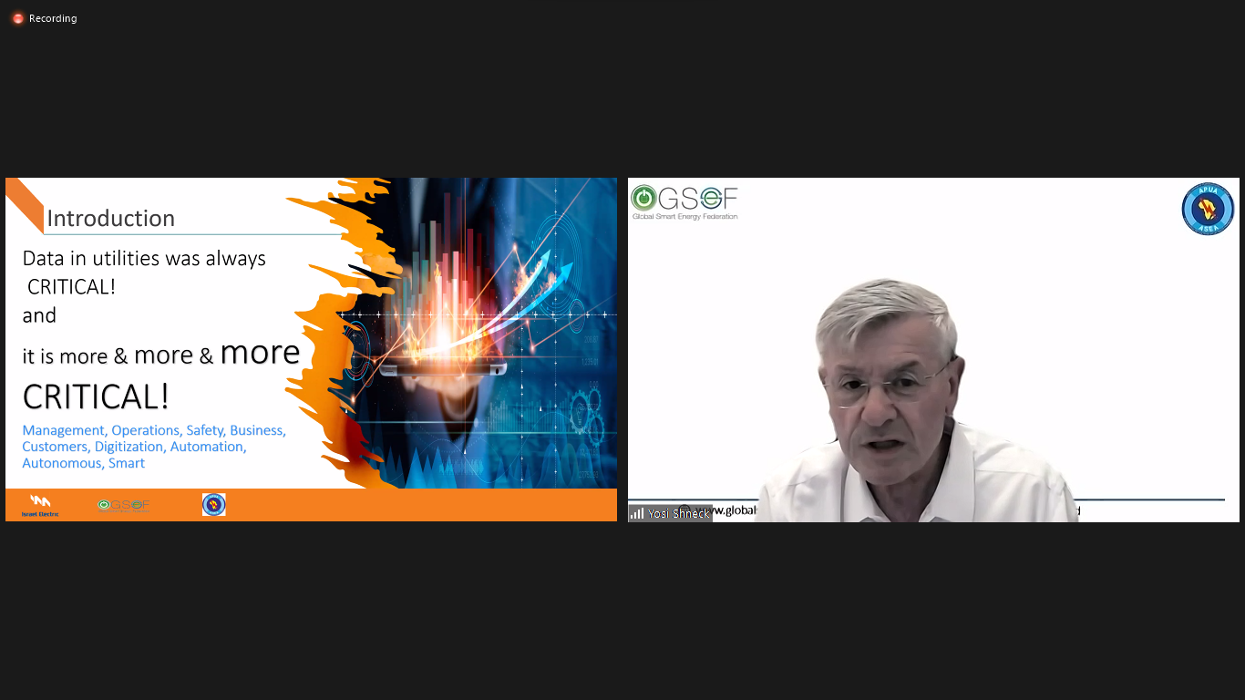 GSEF-APUA International Webinar on "Data Protection for Power Utilities"