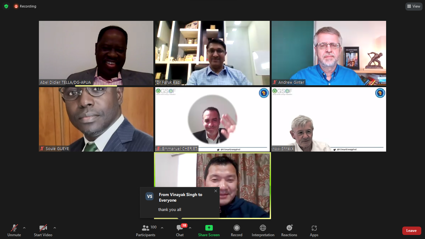 GSEF-APUA International Webinar on "Data Protection for Power Utilities"